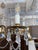 Gold Brazilian Rock Crystal Chandelier, Mid 20th Century For Sale - Image 8 of 12