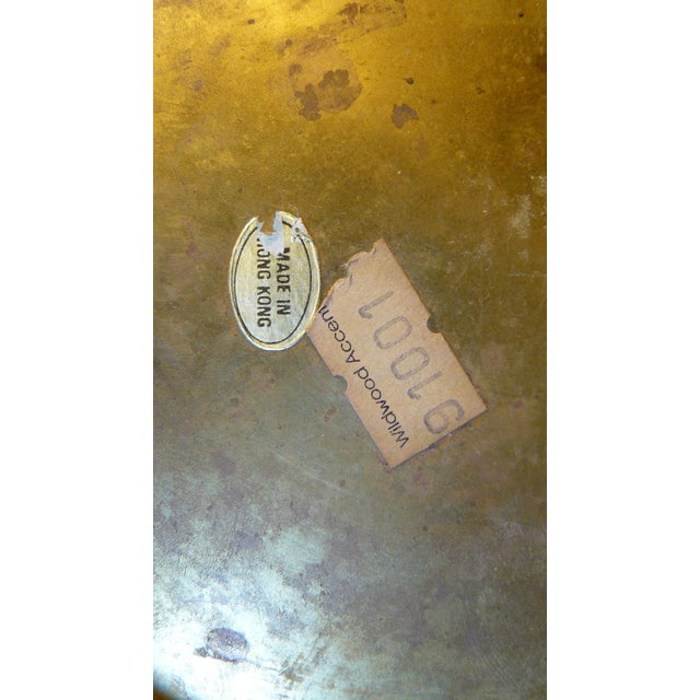 Metal Wildwood Chinoiserie Vintage Brass Bowl For Sale - Image 7 of 9