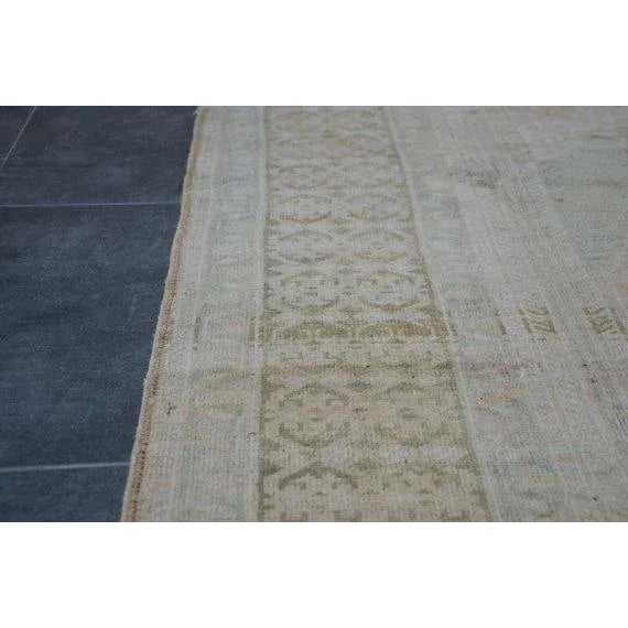 1960s 1960s Vintage Turkish Tribal Area Rug - 5′5″ × 9′ For Sale - Image 5 of 9