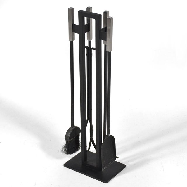 Metal Pilgrim Modernist Fire Tools For Sale - Image 7 of 9