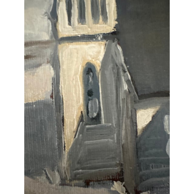 1980s Oil Painting - Winter Wonderland by Lester J. Clarke (1912-1999) For Sale - Image 12 of 16