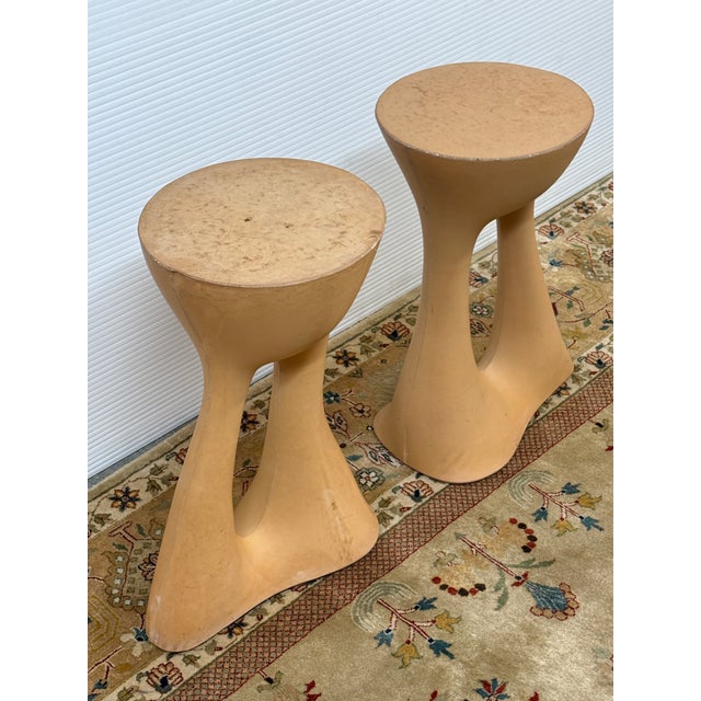 Orange Souda Kreten Side Tables, Pair For Sale - Image 8 of 12
