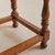 Spanish Oak + Woven Cognac Leather Stool, 1950s - 2 Available For Sale - Image 9 of 11