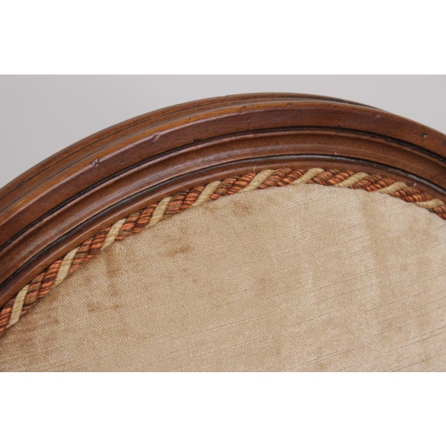 Pair of Cr Laine French Louis XVI Open Arm Chairs For Sale - Image 9 of 16