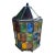 Hanging Mid 20th Century Art Deco Stained Glass Chandelier For Sale