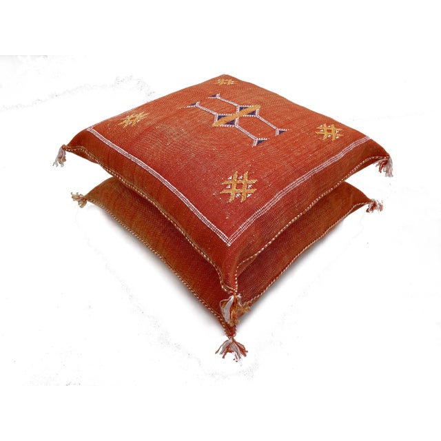 The Moroccan Cactus pillow is a masterpiece handcrafted by local Berber artisans. This carefully decorated pillow is a...