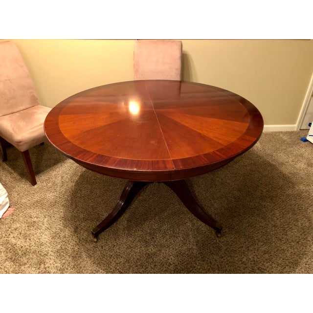 Vintage Baker Furniture Historic Charleston Collection Mahogany Table