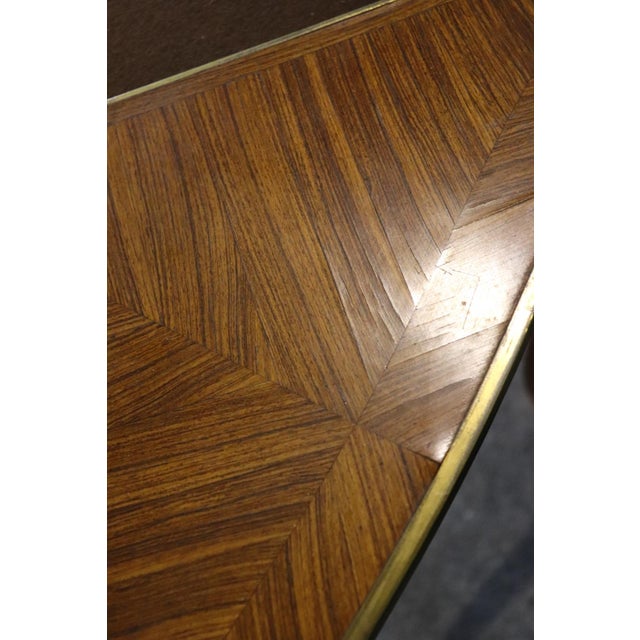 François Linke 19th C.French Louis XV Style Bronze Ormolu Mounted Games Table by Francois Linke For Sale - Image 4 of 10