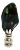 Polished Bloodstone Lamp Finial For Sale
