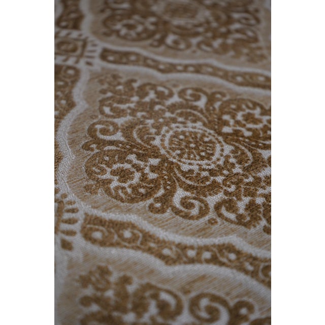 Gold Pair Tomlinson French Style Large Throne Wing Chairs For Sale - Image 8 of 12