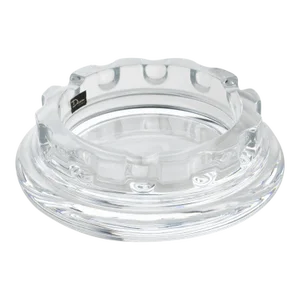 Daum France Crystal Cigar Ashtray Decorative Bowl Catchall, 1970s