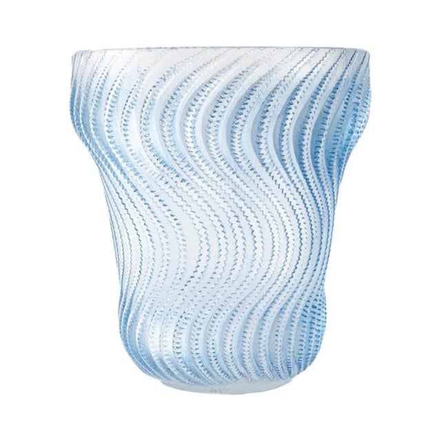 Blue Actinia Vase by René Lalique, 1934 For Sale - Image 8 of 8