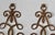 Vintage Italian Florentine Style Gold Finished Scrolling Arms Electric Wall Sconces- A Pair For Sale - Image 10 of 15