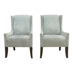 Ethan Allen Larkin Host Chairs (Set of 2