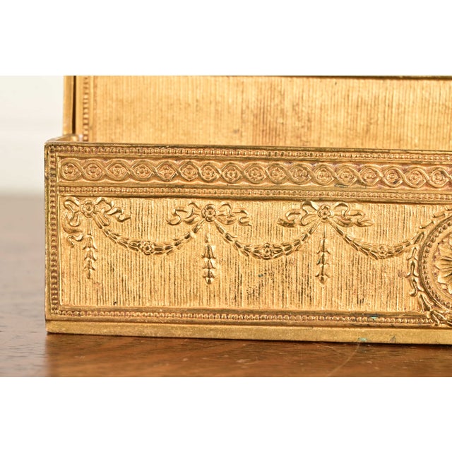 Bronze Tiffany Studios New York Adam Pattern Bronze Doré Letter Rack For Sale - Image 8 of 15