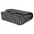 Textile Black White Tweed Quilted Medium Classic Double Flap For Sale - Image 7 of 9