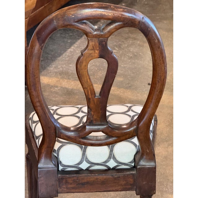18th Century Pair of Italian Side Chairs For Sale - Image 16 of 16