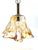An exceptional mid-century pendant lamp, distinguished by its organic form and masterful glasswork. It is a solid piece of...