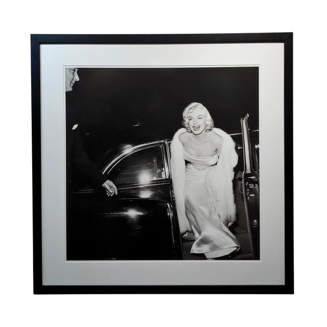 Large Silver Gelatin Photograph of Marilyn Monroe at 1954 Premier by Murray Garrett For Sale