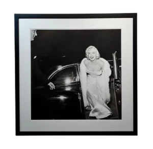 Large Silver Gelatin Photograph of Marilyn Monroe at 1954 Premier by Murray Garrett