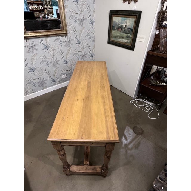 19th Century English Pine Console Table For Sale In Nashville - Image 6 of 12