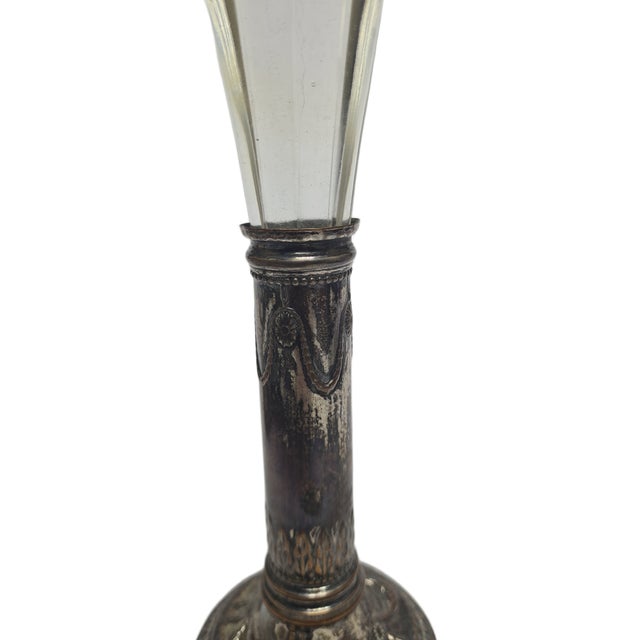 Art Nouveau French Flute Vase, 1900s For Sale - Image 4 of 18