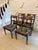 A very elegant and original set of four antique Regency mahogany dining chairs dating from the early 19th century. These...