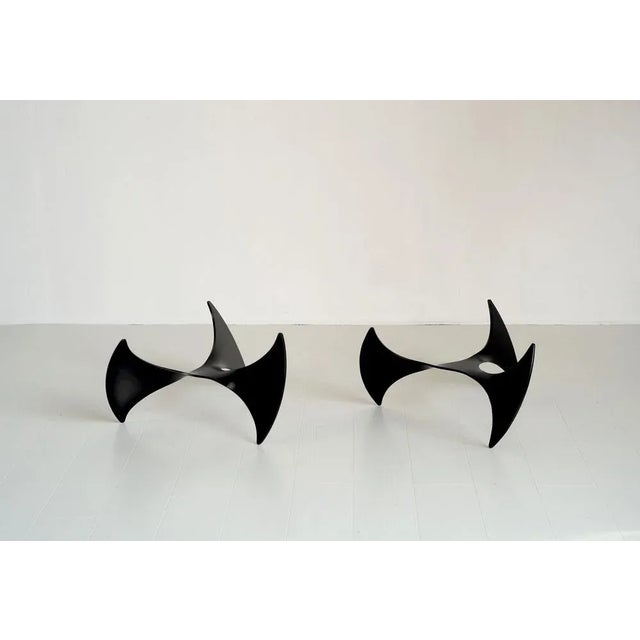 Propeller Tables in Brass by Knut Hesterberg, 1960, Set of 2 For Sale - Image 6 of 9