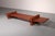 Wood Italian Modern Teak Bench, 1960s For Sale - Image 7 of 11