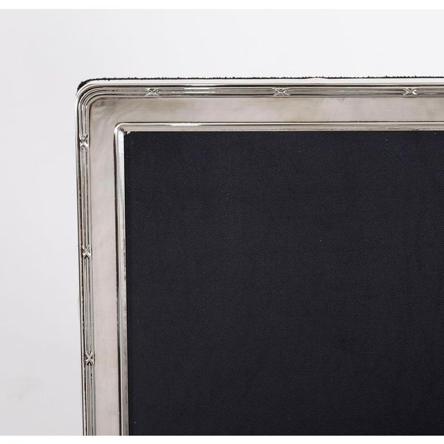 1990s Vintage Sterling Silver Photo Frames by Arthur Price & Co, 1990s, Set of 2 For Sale - Image 5 of 16