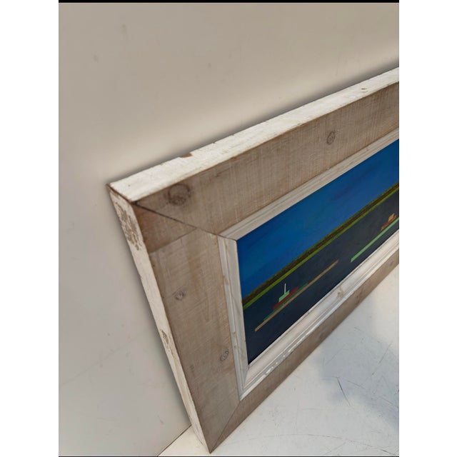 Vintage Abstract Oil Painting For Sale In Miami - Image 6 of 11