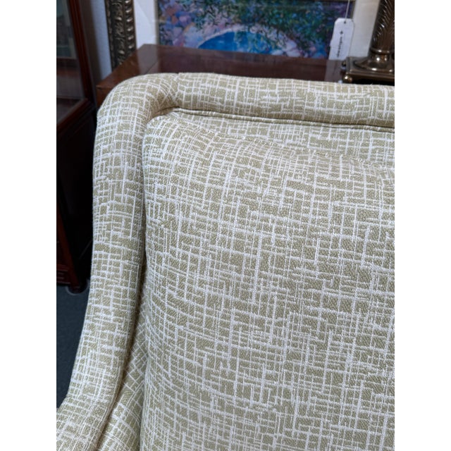 Cr Laine Wingback Armchair + Ottoman For Sale In San Francisco - Image 6 of 12