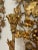 Mid 20th Century Mid 20th Century Italian Gilded Tole Grapevine Wall Candle Sconces - a Pair For Sale - Image 5 of 13