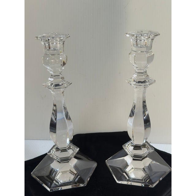 Set of Two(2) Vintage 1950s Tiffany & Co. 10"h Chunky Candlesticks For Sale - Image 13 of 16