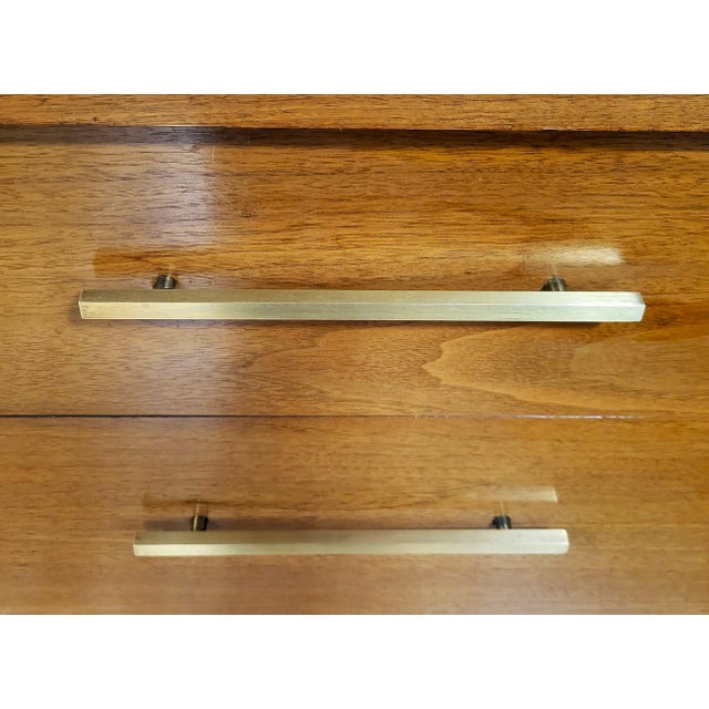 Vintage American Mid-Century Modern Commode Tall Chest by John Stuart For Sale - Image 10 of 14