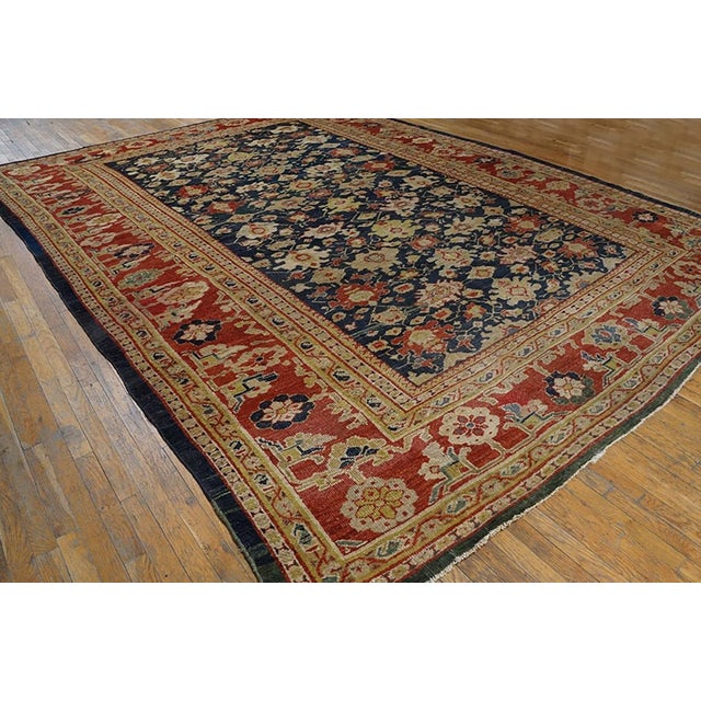Traditional Decorative and Delightful of Perfect Combination Color Antique Persian Sultanabad Rug For Sale - Image 3 of 7