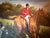 Early 20th Century Original Ferdinand Arnold Oil Painting – English Fox Hunt Scene With Hounds – Traditional Equestrian Decor in Ornate Frame For Sale - Image 6 of 17