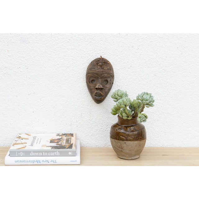 Brown Spirit of the Chokwe Antique Mask For Sale - Image 8 of 8