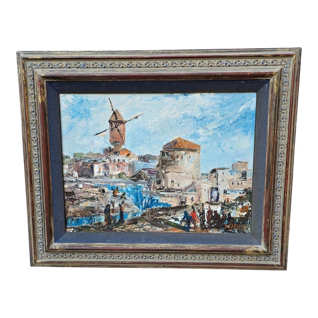 French Scene Oil Painting For Sale