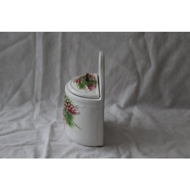 Ceramic Salt Box and Food Container, 1980s, Set of 2 For Sale - Image 12 of 18