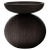 Bowl Shape Black Stained Oak Vase by Applicata For Sale - Image 10 of 10