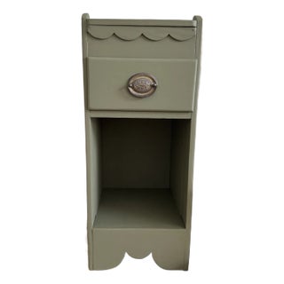1960s Refinished Solid Wood Nightstand For Sale