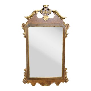 Federal Style Burlwood & Florentine Mirror For Sale