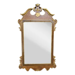 Federal Style Burlwood & Florentine Mirror