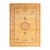 Mogul, One-of-a-Kind Hand-Knotted Area Rug - Yellow, 4' 8" x 6' 5" For Sale