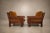 Brown Brazilian Modern Armchair in Imbuia Wood and Cognac Velvet, Brazil, 1960s For Sale - Image 8 of 18