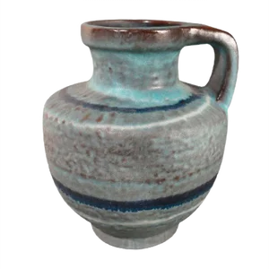 Ceramic Handle Vase by Fridegart Glatzle for Karlsruher Majolika, 1965