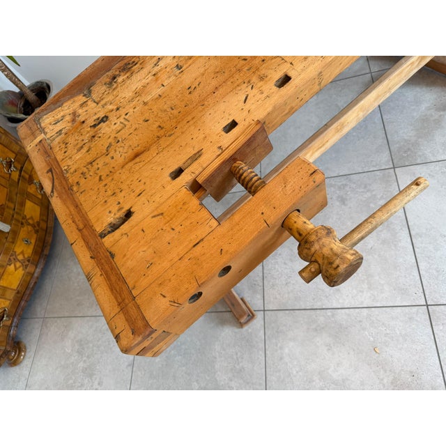 German Workbench in Pine For Sale - Image 6 of 10