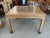 Brown 20th Century Grasscloth Flip Top Dining Game Table For Sale - Image 8 of 13