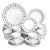 Mid 20th Century Modern Foley English Bone China Dinner Service for Twelve- 60 Pieces For Sale